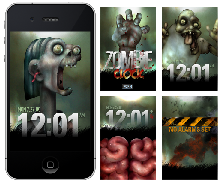 Zombie Clock iPhone App
