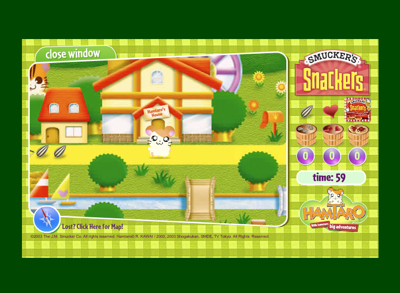 Smucker's Hamtaro Game