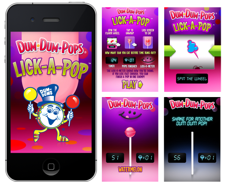 Dum Dum Pops iPhone App