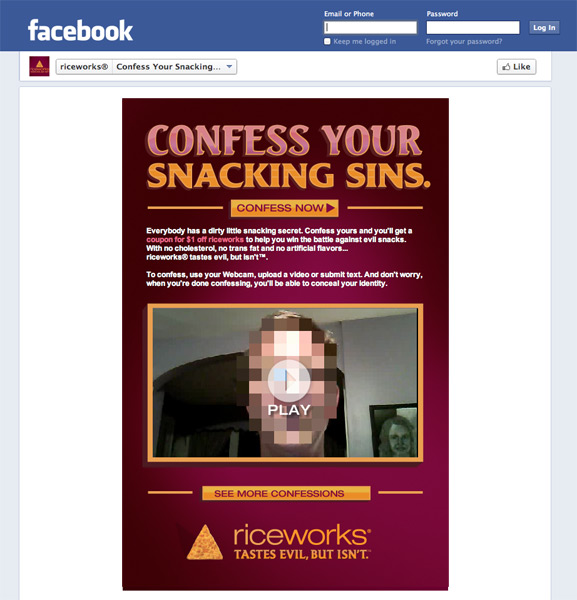 RiceWorks Facebook Video App